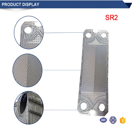 Échangeur de chaleur à plaques Tranter pour remplacement GCP026 NBR EPDM Viton a Viton G Joint